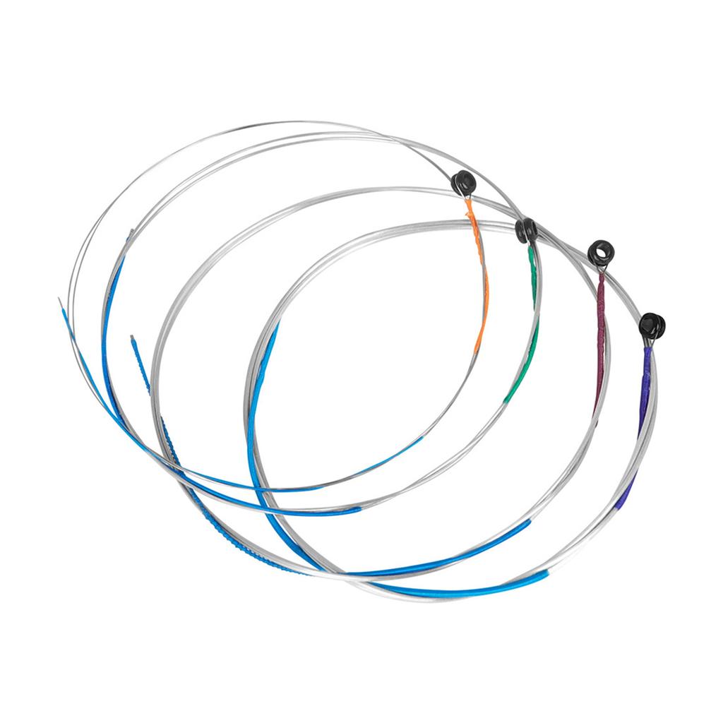 Violin Strings Replacement Full Set with Steel Core Nickel Plated Ball End Nickel Chromium Wound Musical Instrument Part