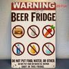 Vintage Beer Metal Sign 20x30 cm Fridge Magnet Retro Bar Garage Office Gift