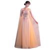 Evening Dress Female 1011 New Banquet Temperament Long Fairy Air Solo Chorus Performance Host Aura Queen
