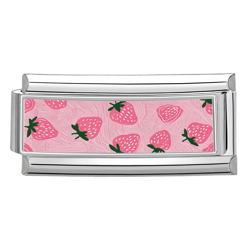 Creative Fruits Series Grape Cherry Lemon Coconut Orange Italian Charm Link Fit 9MM Stainless Steel Jewelry DIY Making Bracelet