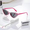 Cross-Border Cat Eye Pearl Letter Party Glasses