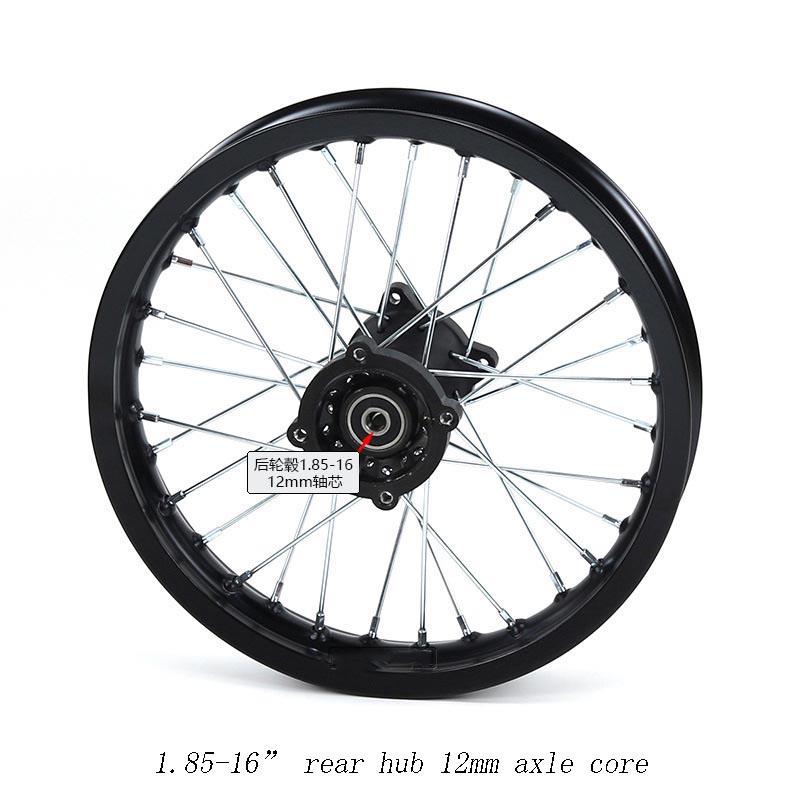 Motorcycle Wheel Aluminum Alloy Wheel Hub 1.60-19 Inch Aluminum Wheel Rim 1.85-16 Inch Tire Wheel Off-road Universal Wheel B