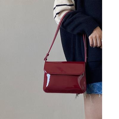 Aliwood Cuero Simple bolso de hombro para axila con solapa Retro bolso cruzado para mujer bolsos de diseñador de alta calidad