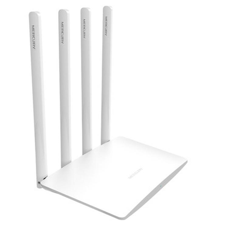Mercury MW325R High-Speed Wireless Router with Four Antennas for Enhanced Wall Penetration