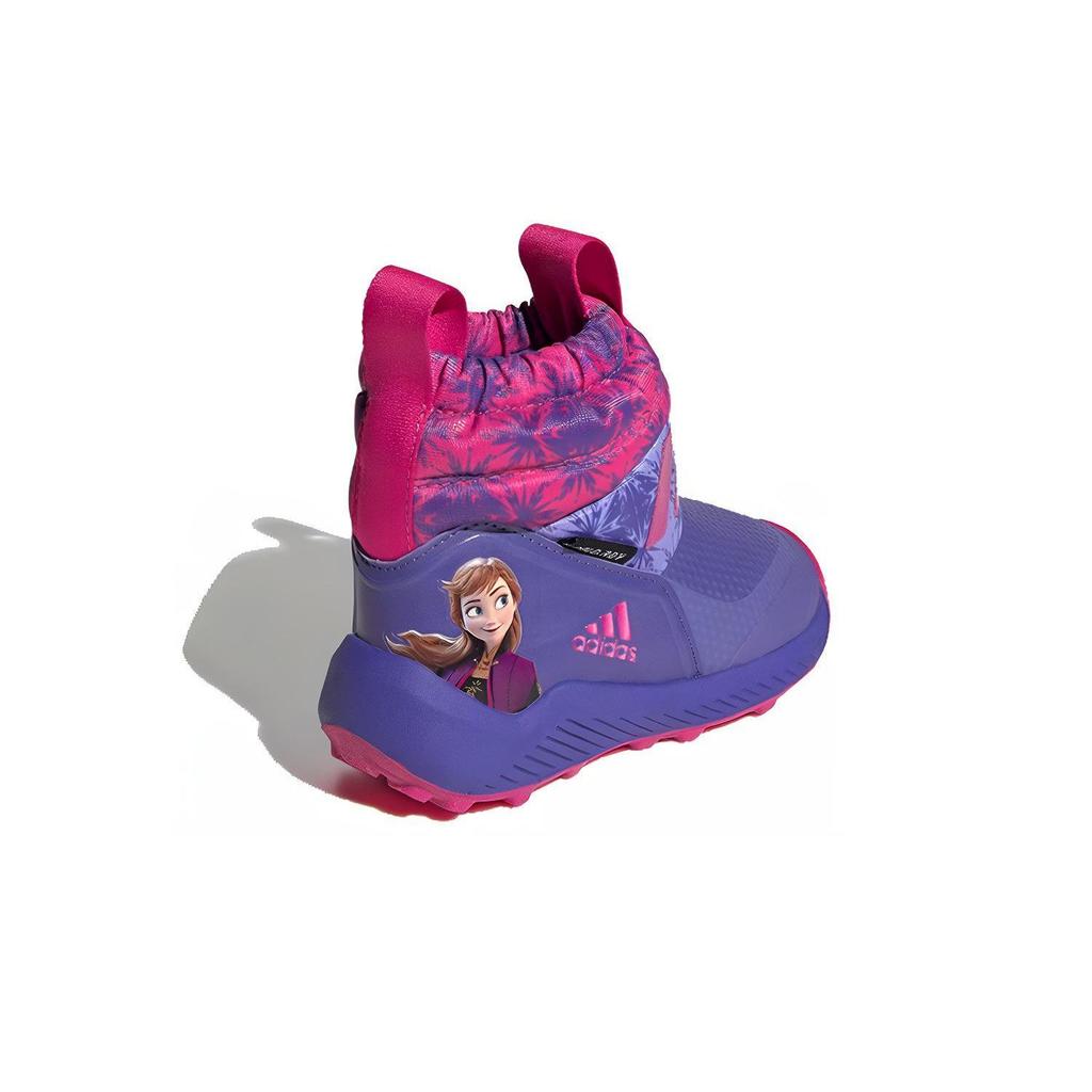 Disney X Adidas Waterproof And Warm High Top Toddler Shoes Purple Pink Infant And Toddler FV4270