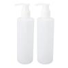 2 buc. Sticle de înlocuire pentru încălzitor de ulei de masaj 250 ml Sticle cu pompă de șampon profesional reîncărcabil pentru fo