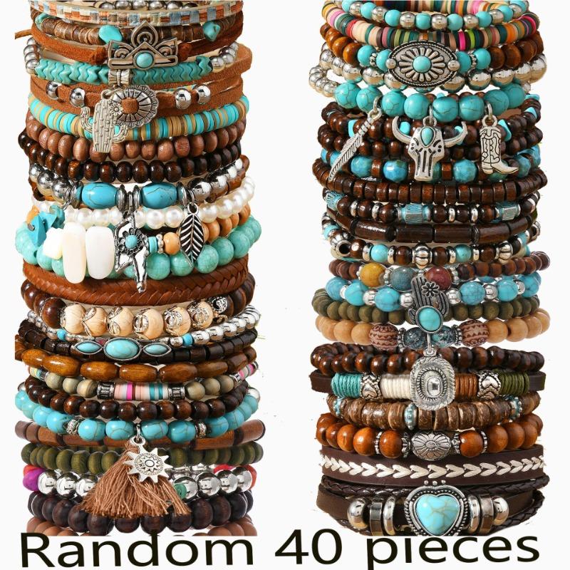 

Браслет из бисера на эластичной леске для мужчин и женщин