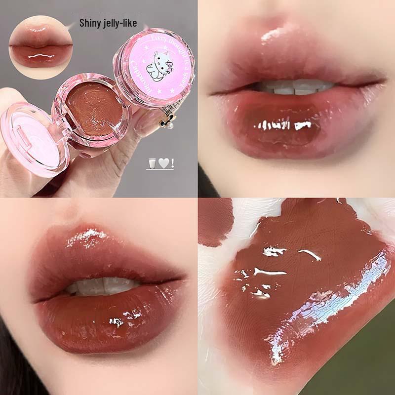 CAPPUVINI Sweet Kitty Youthful Dewy Lip Gloss - Natural Look, Chinese Brand Makeup