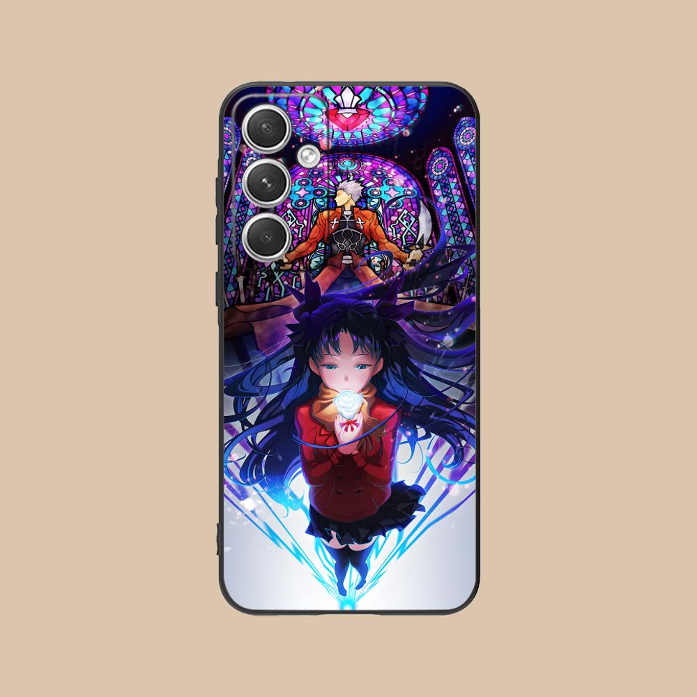 Anime Fate Stay Rin Phone Case for Samsung Galaxy S26 S25 S24 S23 S22 S21 S20 Note20 Plus FE Ultra Colorful Cover Luxury Pretty