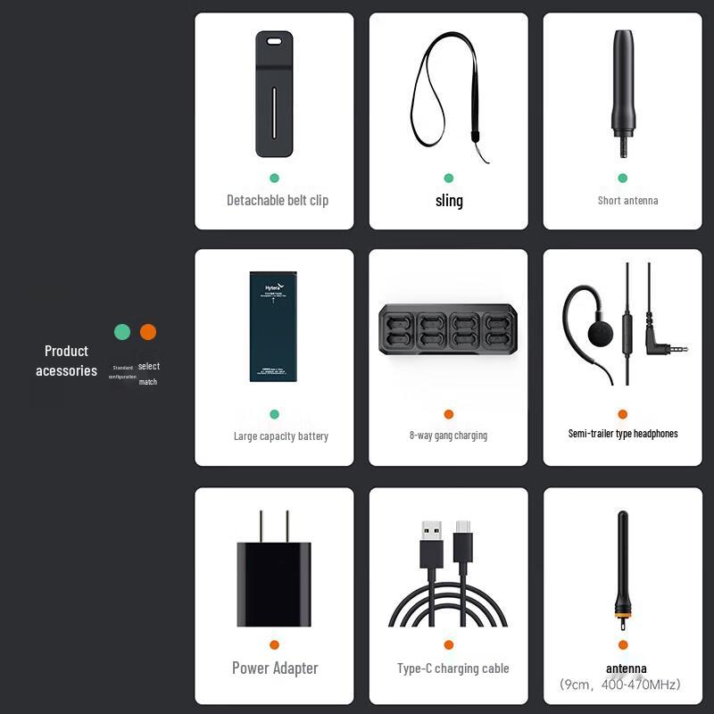 Hytera S1 Pro AI Noise-Cancelling Digital Two-Way Radio (CN version)