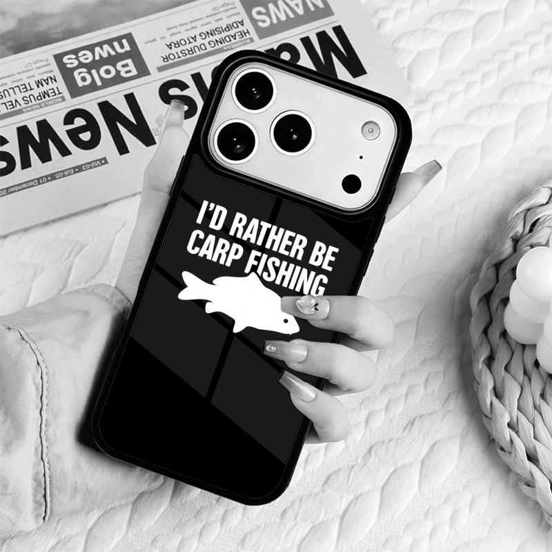 CARP FISHING FISH Printed Phone Case For IPhone 17 16e 15 14 13 12 11 Pro Max Air Mini Soft Protective Cover