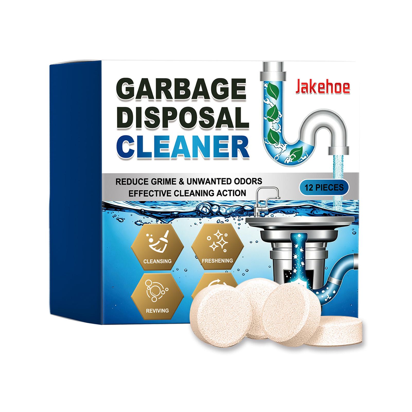 Garbage Disposal Cleaner Tablets 12Pcs Odor Removal Household Maintenance 12pcs