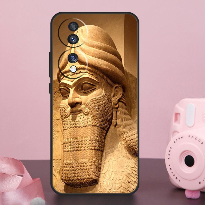 

Lamassu Assyrian Winged Lion Case For Honor Magic 7 5 6 8 Pro X9a X9b X9c X9d X8b X8c Win RT 50 70 90 200 400 Lite Cover Honor 200 Lite