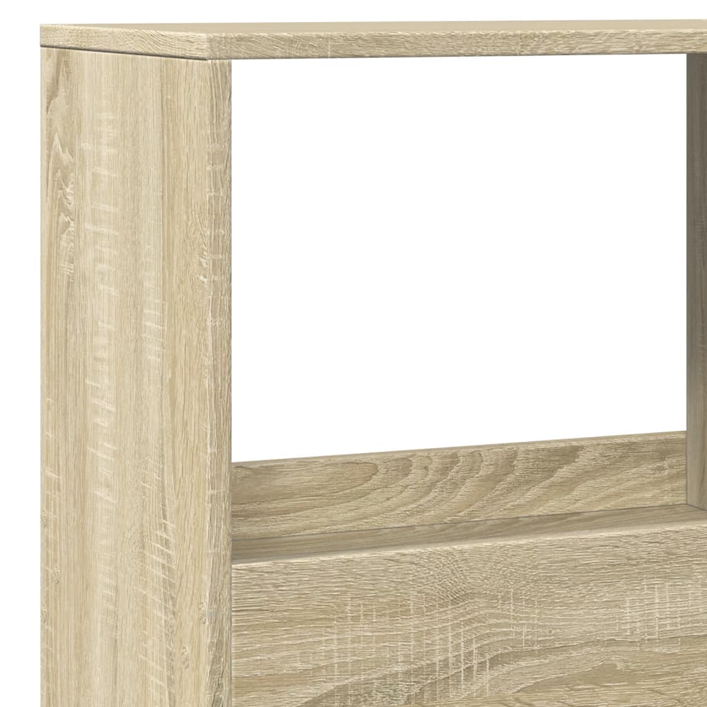 Vidaxl Regał, Dąb Sonoma, 100X33X155,5 Cm, Materiał Drewnopochodny