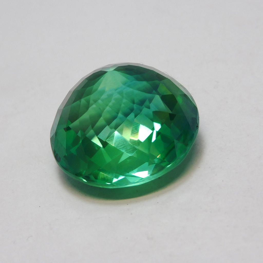 Natural Bluish Green Sapphire Loose Gemstone 44.30 Ct Montana Round Cut September Birthstone Gift