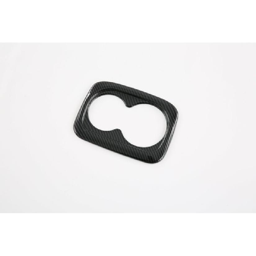 Carbon Fiber Rear Water Cup Holder Cover Trim For - Honda Civic Sedan