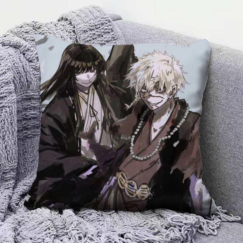 hell paradise Anime Pillow Covers Home Sofa Cushion Covers and Aecorative Custom