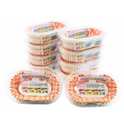 

Bento Box Cases, Side Dish Containers, Oval, 10-Pack, Approximately 48 Sheets per Box (480 Sheets Total), Commercial Grade, Checkered Pattern