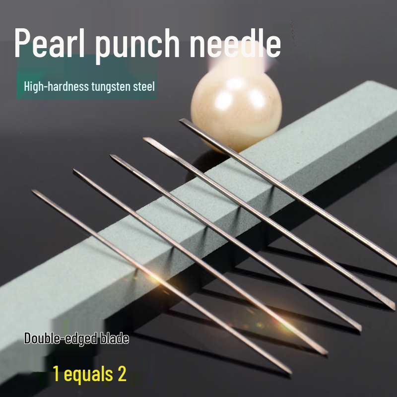 

Tungsten Steel Double-Headed Pearl Drilling Bit Set with Triangle Needles 0.5mm