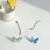 Butterfly Choker Necklace Boho Invisible Chain Butterfly Fairy Choker Transparent Fishing Line Necklace for Women Ladies