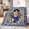 OnePiece Anime Print Blanket Warm  Comfortable Flannel Blanket Suitable for Bedrooms, Sofas, Beds, Chairs, Picnics, Travel