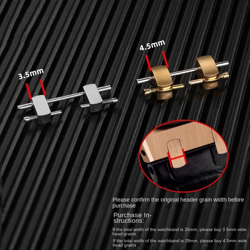 4 Screws 2 Links Metal Kit For Audemars and Piguet AP Royal Oak 15400 15710 Offshore Strap Steel Particles 3.5mm 4.5mm End Link