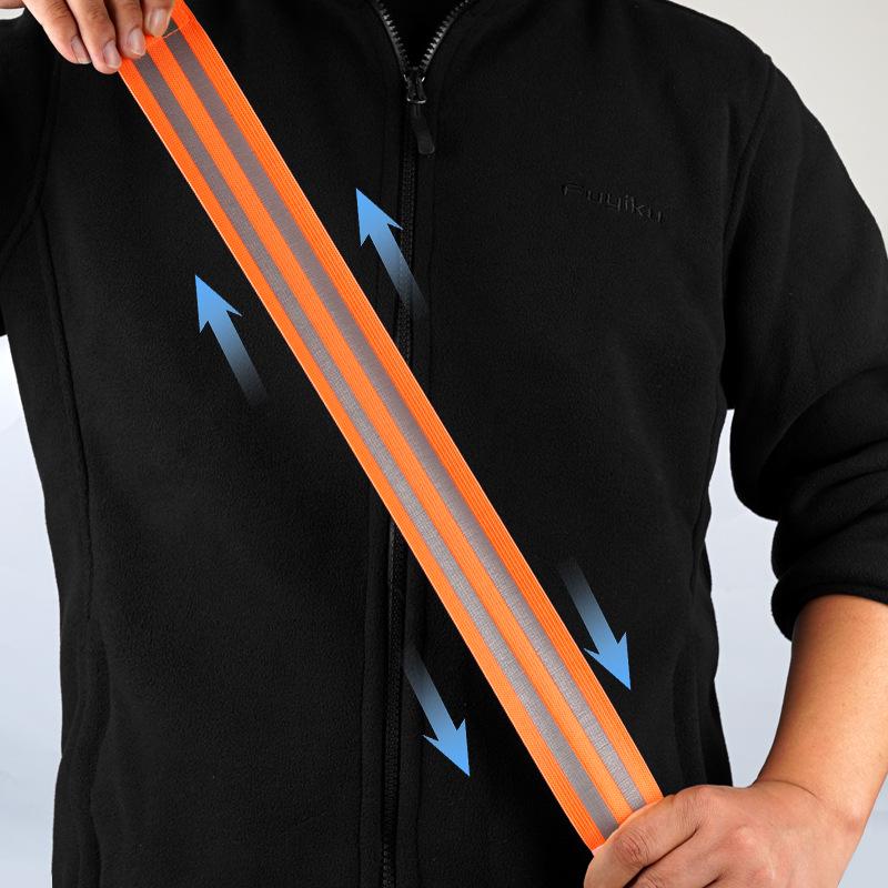 Reflective Cycling & Running Leg Straps: Elastic Safety Bands for Night Visibility.