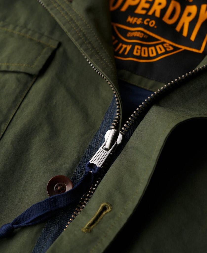 Superdry Merchant Technical Field Jacket (M5011989A) излишки товаров оливково-зеленая зимняя куртка
