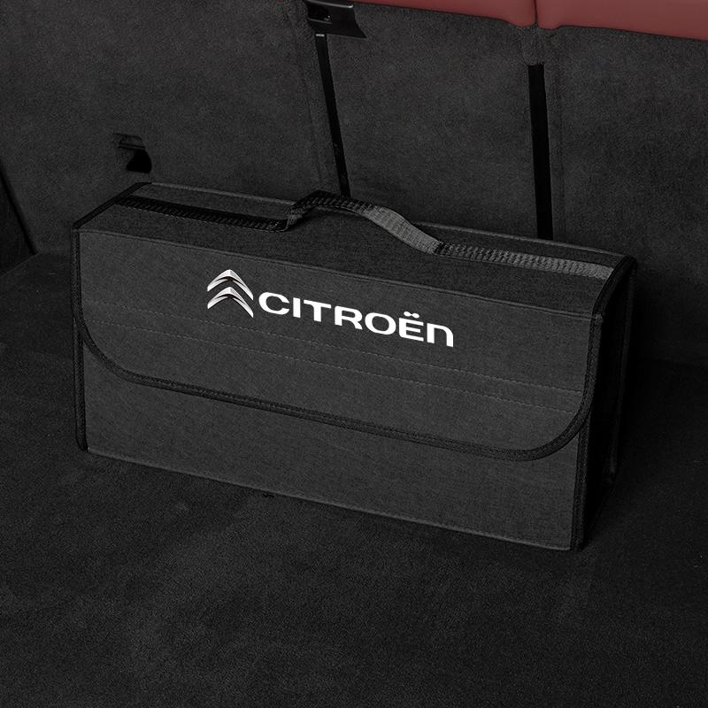 FRPM6 Large Capacity Storage Bag Car Organizer Box For Citroen C5X e-C4 X e-C3 C4 C3 C5 AIRCROSS C-Elysee C-Crosser C4 Cactus Berlingo