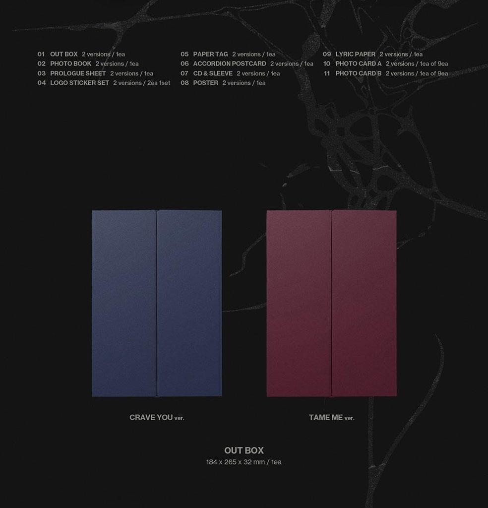 [POB] &TEAM [Mark On ME] KR 2nd Mini Album (CRAVE YOU / TAME ME Ver.)