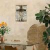 Metall Wandkunst Religiöses Kreuz Dekor für Wohnzimmer Bauernhaus