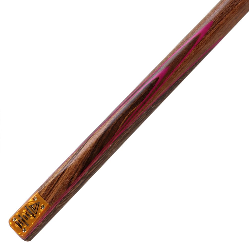 CUESOUL 57" Handcrafted 3/4 Jointed Snooker Cue + Mini Cue Butt Extension + Cue Towel + Joint Protector D302