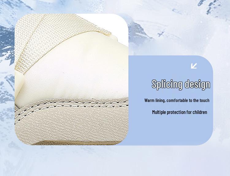 Children's Warm Waterproof Snow Boots - Cold-Resistant, Lightweight, Wear-Resistant Winter Cotton Shoes