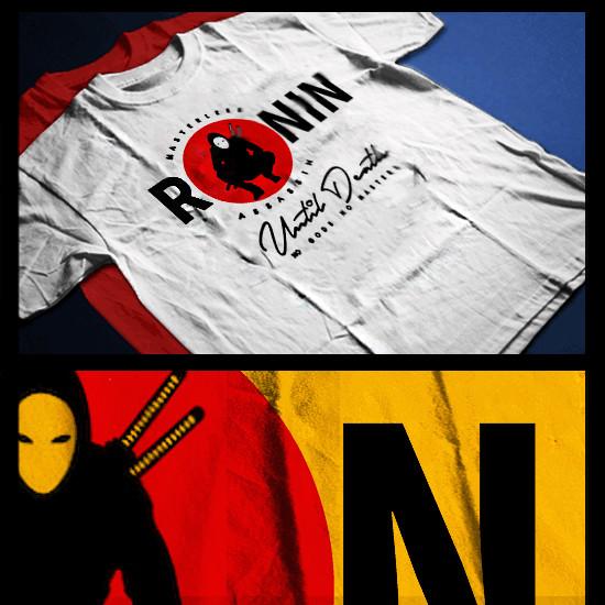 

Samurai t-shirt Japanese Ronin kanji warrior Bushido code Brave Warrior assassin XL