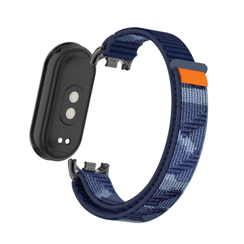 

Нейлоновий дихаючий ремінець для Xiaomi Mi Band 10 9 8 Браслет Металева головка Частинки для Mi Band 10 9 8 NFC Аксесуари Mi Smart Band 10/10NFC