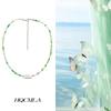 Necklace baroque sugar cube broken silver clavicle chain small fresh classy neck chain