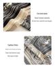 Luxury Imitation Cashmere Shawl: 140cm Square, Warm & Thick with Short Tassels