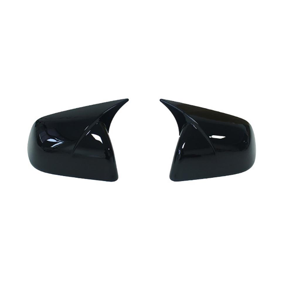 for Tesla Model Y Modely Juniper 2025 New Car Rearview Mirror Cover Horn Modified ABS Mirror Shell DIY Auto Tuning Accessories Glossy Black