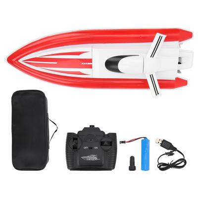 LSRC B8 RC Boat High Speed Racing RC Boat with Dual Propeller Long Battery Life(Red )