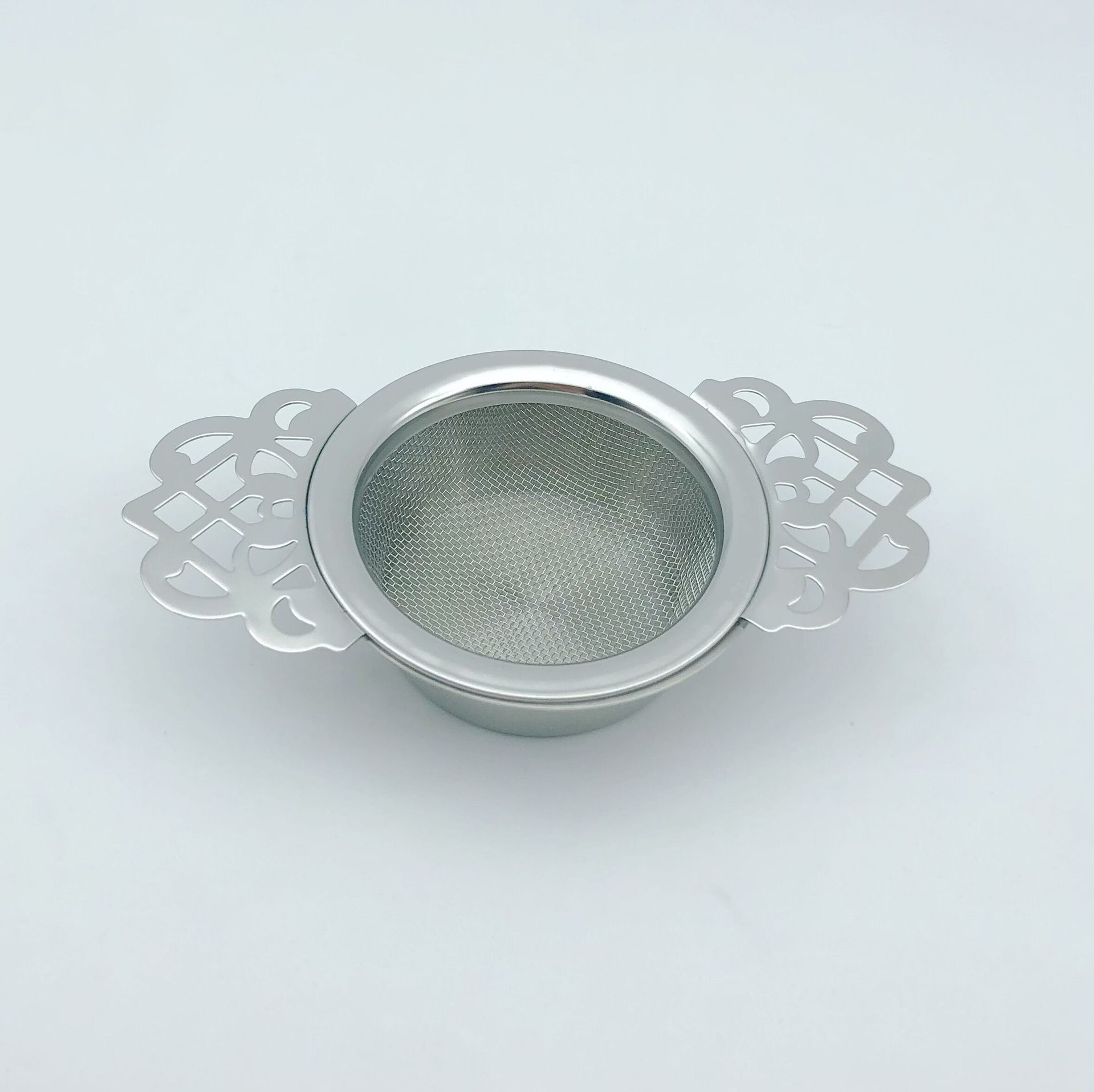 

Double-layer Fine Mesh Tea Strainer Stainless Steel Filter Sieve Teaware Lace Tea Drain Useful Tea Infusers Kitchen Accessories