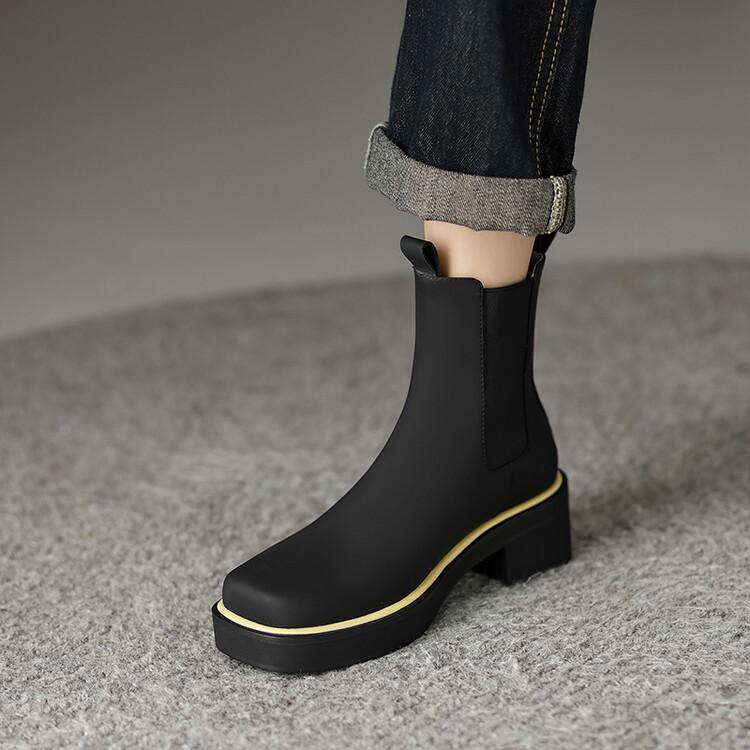 Fashion Brand Design 2025 New Women's Short Boots Walking Show Wedding Bride Size 33-42 Fashion Black Brown High Heels Woman Shoes