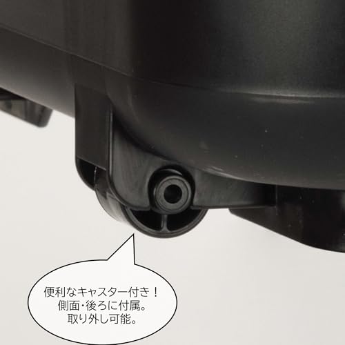 Captain Stag (CAPTAIN STAG) Outdoor Storage Box, Delivery Box, Oki Box, with Carry, Made In Japan, Black, UW-1545