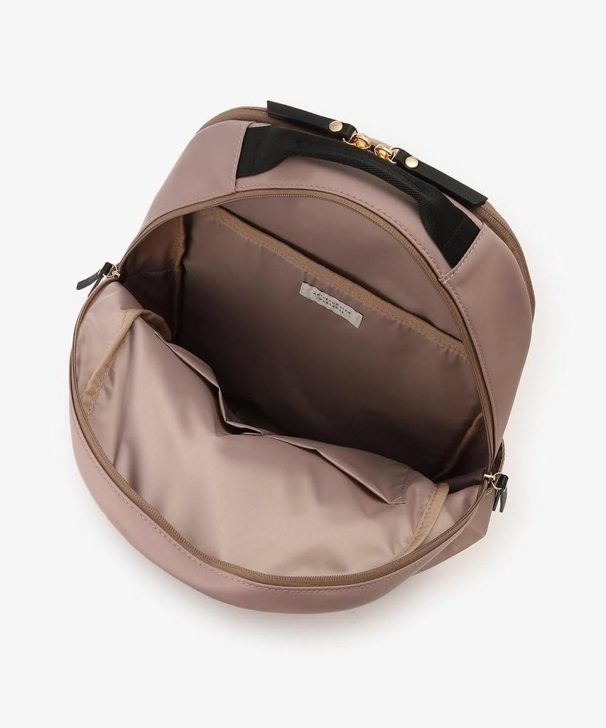 Afternoon Tea Living JR86 Backpack, Water-Repellent Nylon, Pink Beige