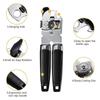 3 in 1 Manual Stainless Steel Can Opener Multifunction Professional Ergonomic Side Cut Safety Bottle Opener Knife Kitchen Tools