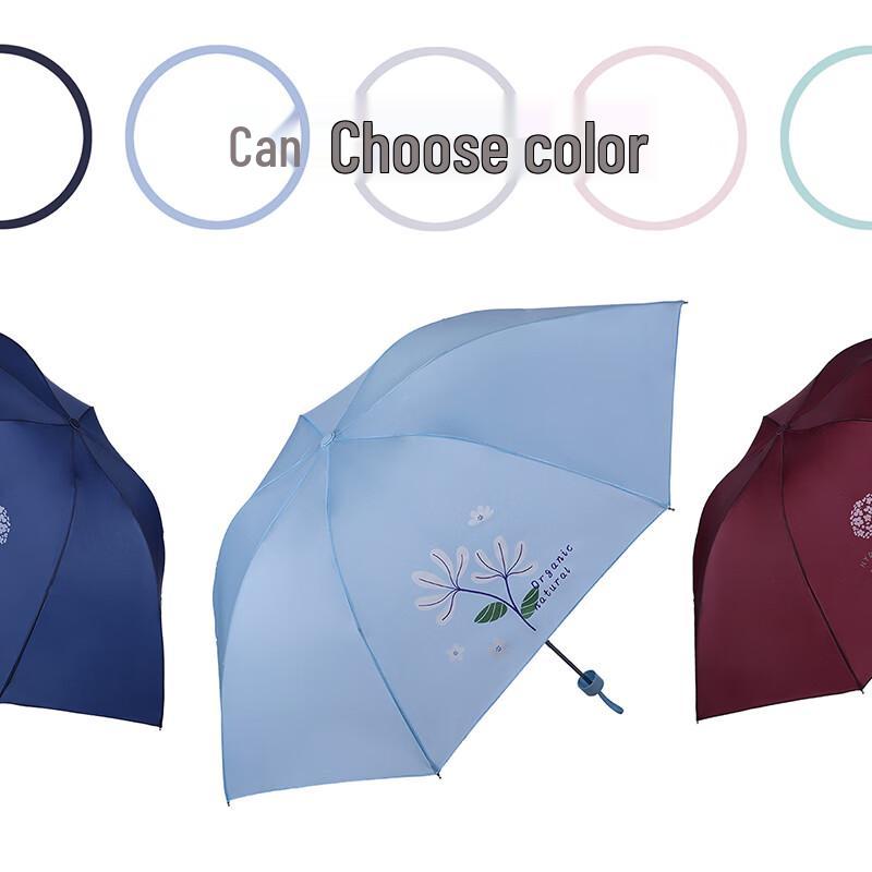 Paradise Three-Fold Manual Umbrella