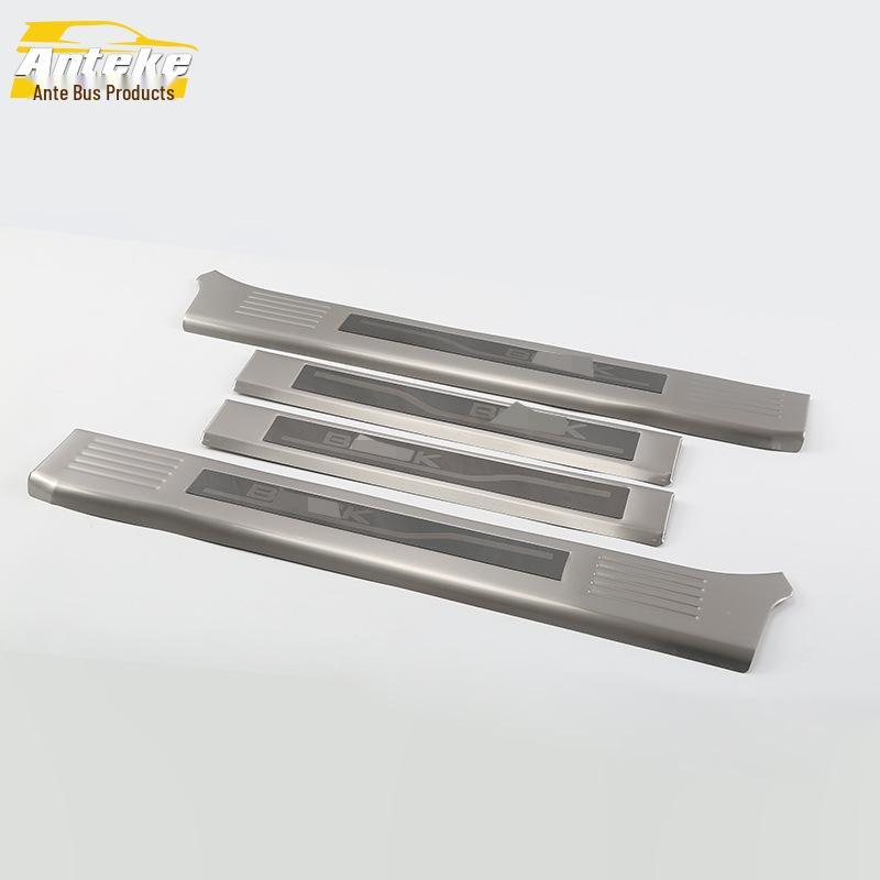 Fits 11 GL8 Models: Stainless Steel Sill Strip, Bumper Trunk, Welcome Pedal Modification