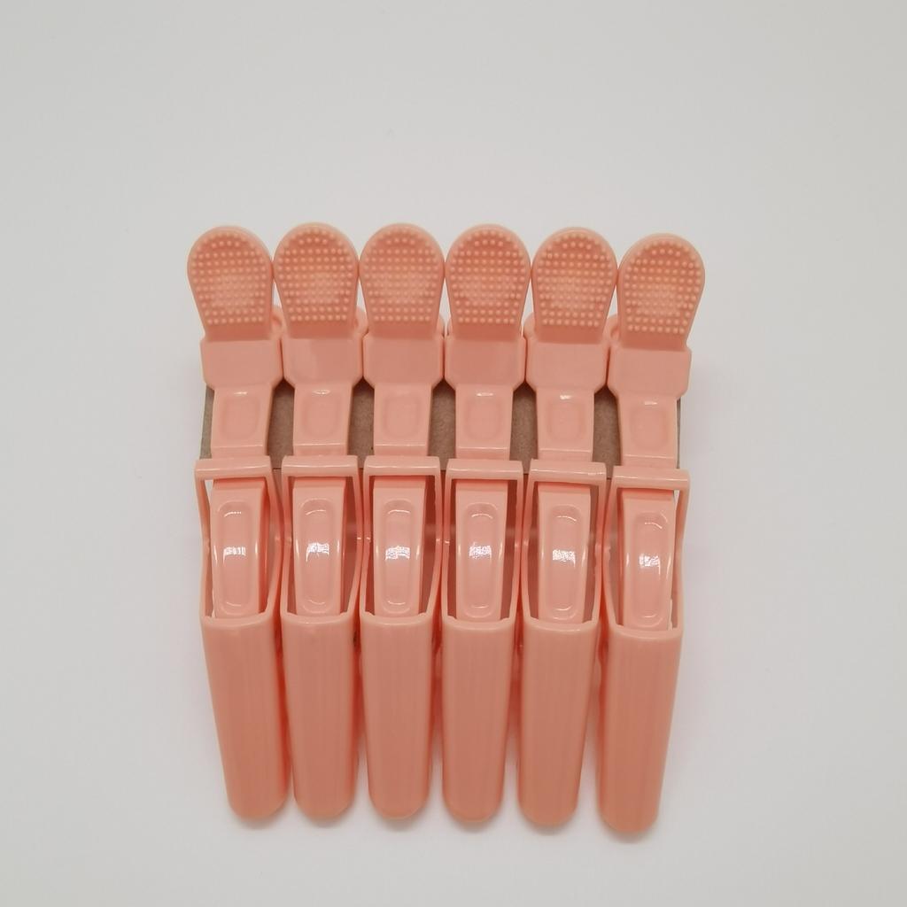 6pcs/set Women Color Hairdressing Clips Variety Styles Alligator Hair Grip Salon Clamp for Salon Styling Hair Accessories
