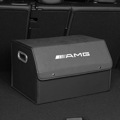 LVCF8 Luggage Storage Box Car Interior Miscellaneous Storage Box Sticker For Mercedes Benz AMG W204 W205 W203 W211 W212 W213 W201 W210