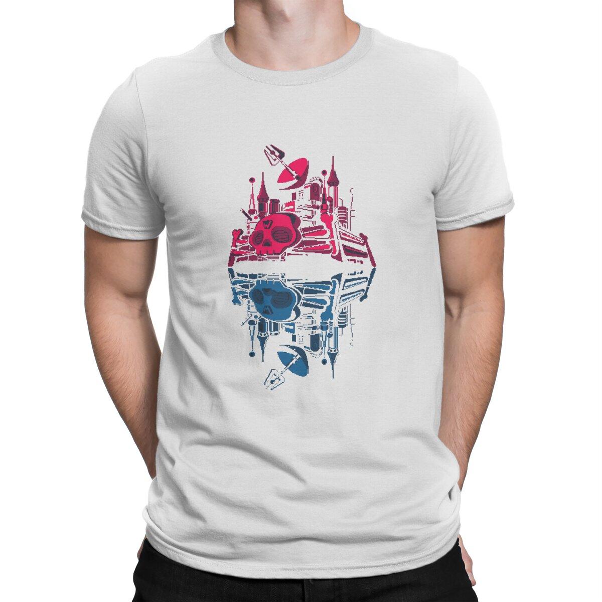 Novelty Wily s Castle T-Shirt Men Crewneck 100% Cotton T Shirts Megaman Short Sleeve Tee Shirt 4XL 5XL 6XL Tops S