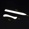 2pcs Leather Grooving Tool Professional DIY Edge Cutting Tool Handmade Bone White for Leather Crafting Work for Working Cutting